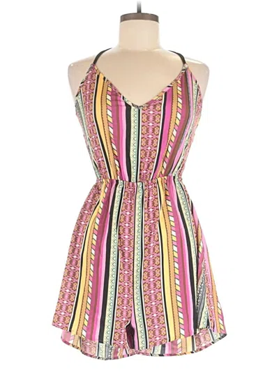 Pre-owned Shein Romper In Pink