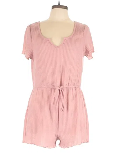 Pre-owned Shein Romper In Pink