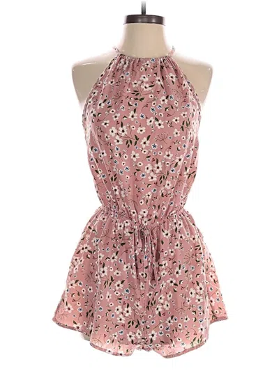 Pre-owned Shein Romper In Pink