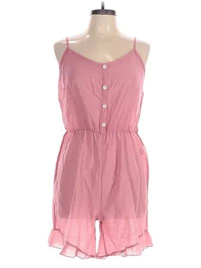 Pre-owned Shein Romper In Pink