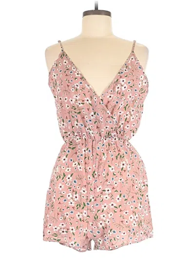 Pre-owned Shein Romper In Pink