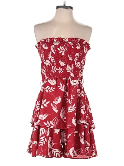 Pre-owned Shein Romper In Red