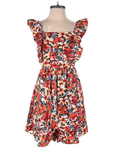 Pre-owned Shein Romper In Red