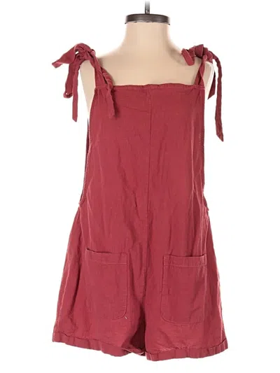Pre-owned Shein Romper In Red