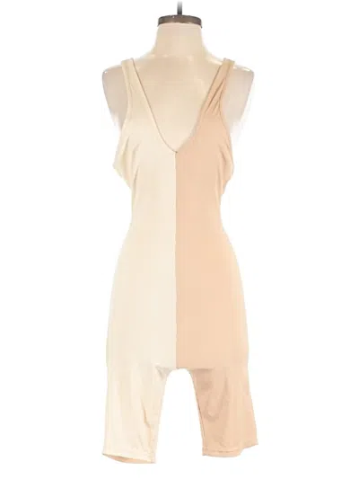 Pre-owned Shein Romper In Tan