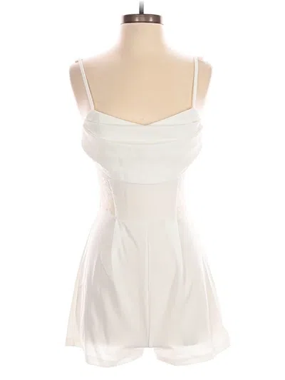 Pre-owned Shein Romper In White