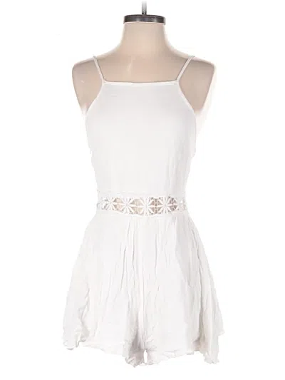 Pre-owned Shein Romper In White