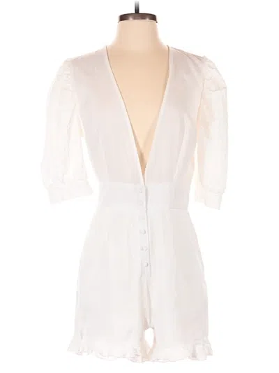 Pre-owned Shein Romper In White