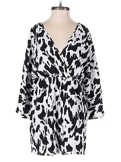Pre-owned Shein Romper In White