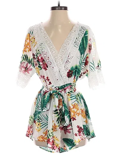 Pre-owned Shein Romper In White