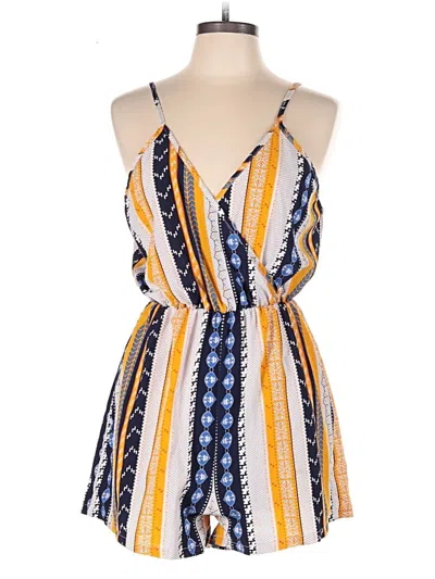 Pre-owned Shein Romper In Yellow