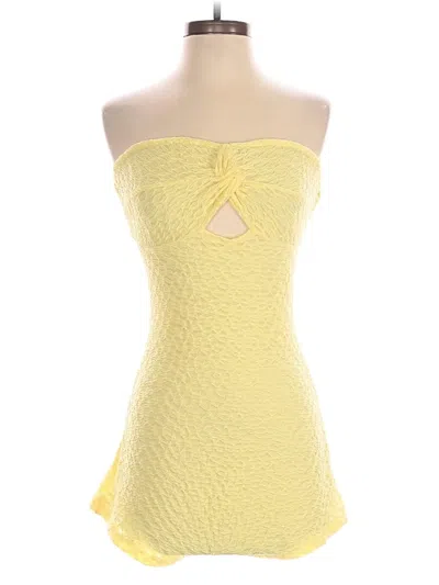 Pre-owned Shein Romper In Yellow