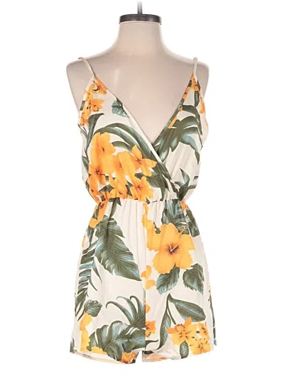 Pre-owned Shein Romper In Yellow