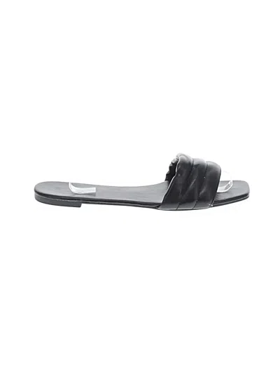 Pre-owned Shein Sandals In Black