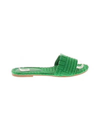 Pre-owned Shein Sandals In Green