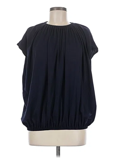 Pre-owned Shein Short Sleeve Blouse In Blue