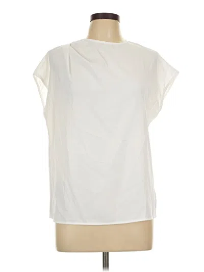 Pre-owned Shein Short Sleeve Blouse In Ivory