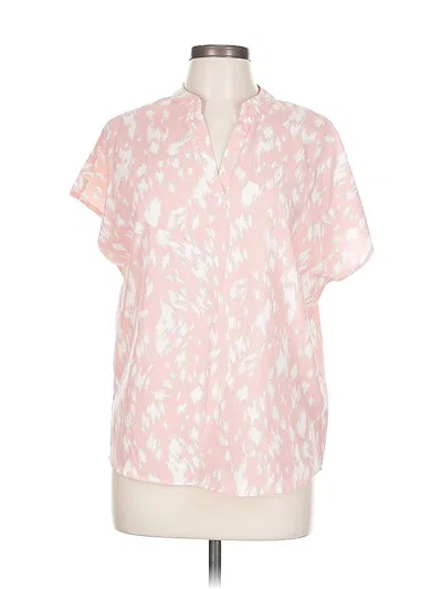 Pre-owned Shein Short Sleeve Blouse In Pink