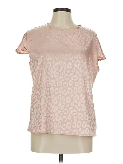 Pre-owned Shein Short Sleeve Blouse In Pink