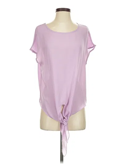 Pre-owned Shein Short Sleeve Blouse In Pink
