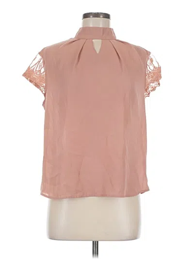 Pre-owned Shein Short Sleeve Blouse In Pink