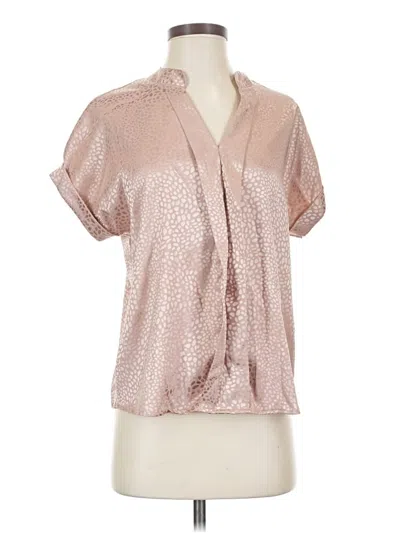 Pre-owned Shein Short Sleeve Blouse In Pink