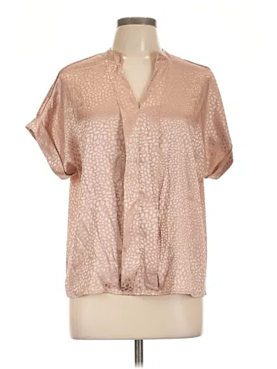 Pre-owned Shein Short Sleeve Blouse In Pink