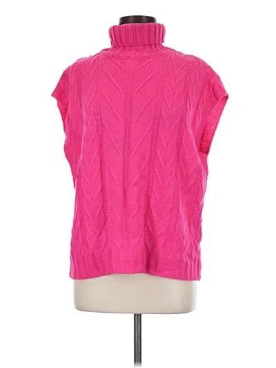 Pre-owned Shein Short Sleeve Blouse In Pink