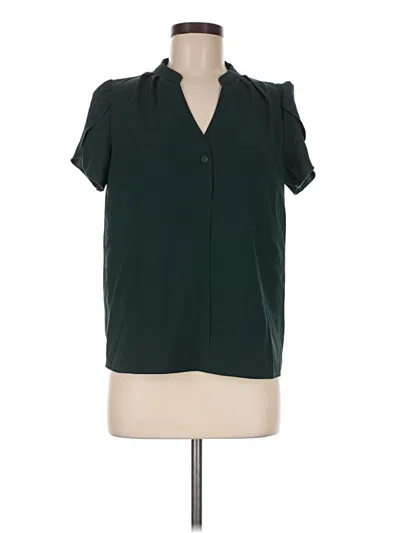 Pre-owned Shein Short Sleeve Blouse In Teal