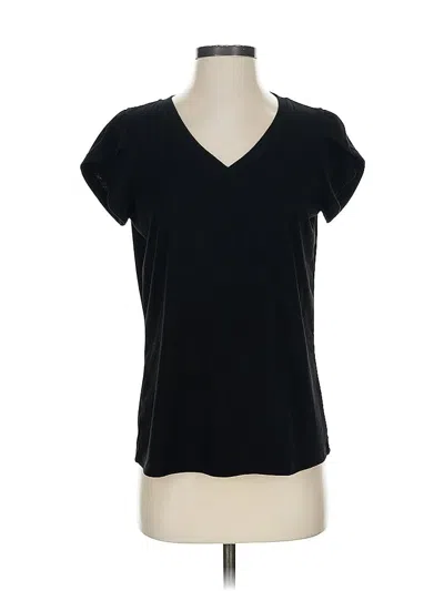 Pre-owned Shein Short Sleeve T-shirt In Black