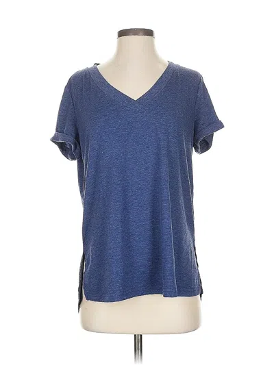 Pre-owned Shein Short Sleeve T-shirt In Blue
