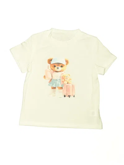 Pre-owned Shein Kids' Short Sleeve T-shirt In Green