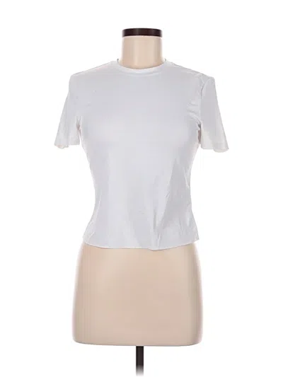 Pre-owned Shein Short Sleeve T-shirt In Silver