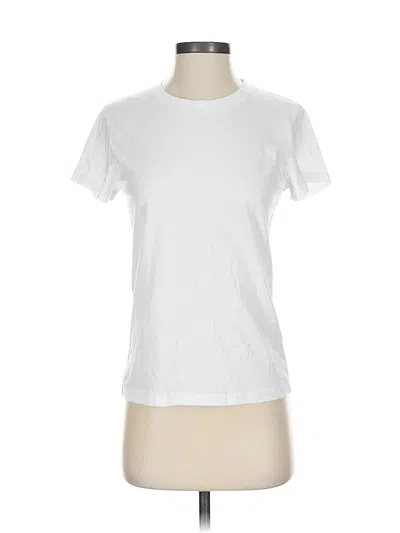 Pre-owned Shein Short Sleeve T-shirt In White
