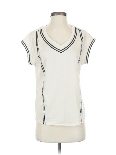 Pre-owned Shein Short Sleeve T-shirt In White