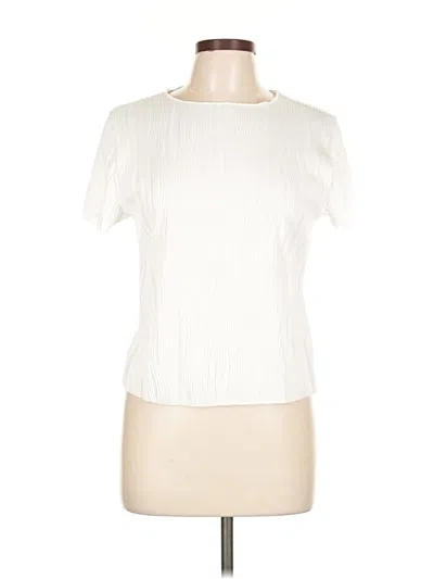 Pre-owned Shein Short Sleeve T-shirt In White