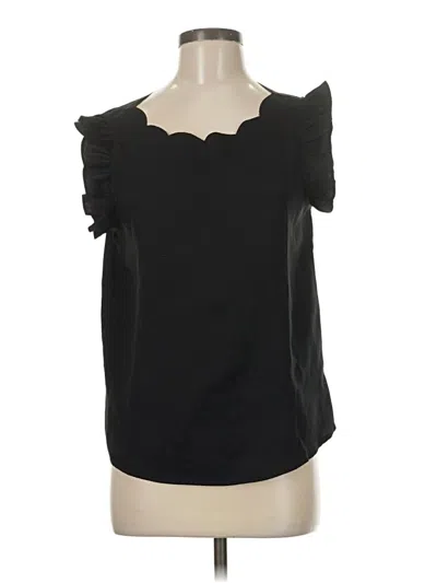 Pre-owned Shein Short Sleeve Top Black Sweetheart Neckline Tops