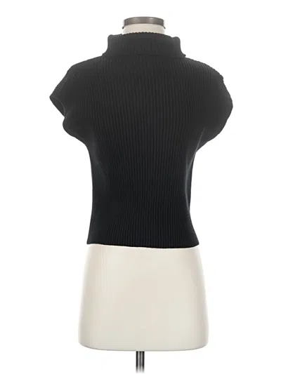 Pre-owned Shein Short Sleeve Top Black Turtleneck Tops