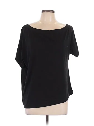 Pre-owned Shein Short Sleeve T-shirt In Black