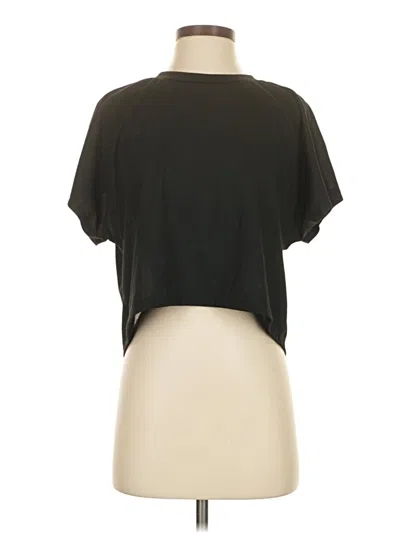 Pre-owned Shein Short Sleeve T-shirt In Black