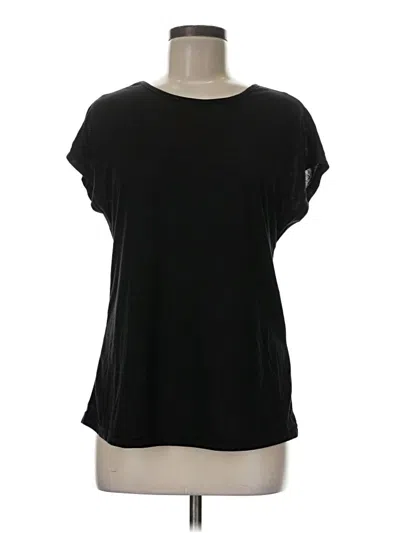 Pre-owned Shein Short Sleeve T-shirt In Black
