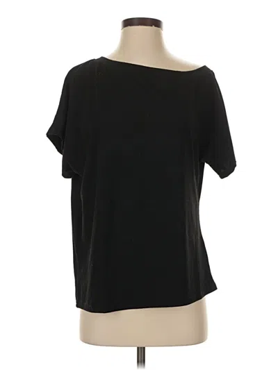 Pre-owned Shein Short Sleeve T-shirt In Black