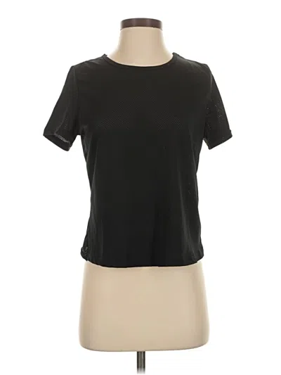 Pre-owned Shein Short Sleeve T-shirt In Black