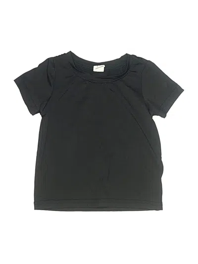 Pre-owned Shein Babies' Short Sleeve T-shirt In Black