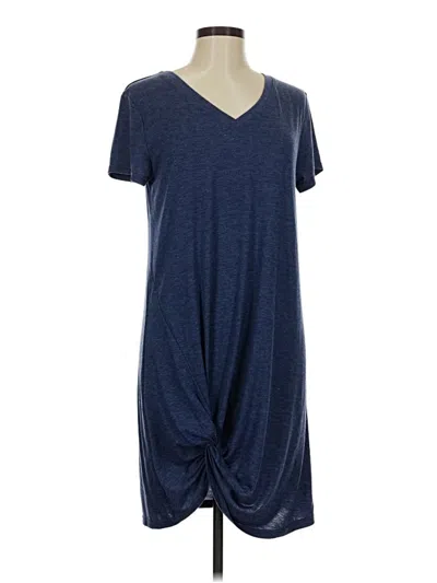 Pre-owned Shein Short Sleeve T-shirt In Blue