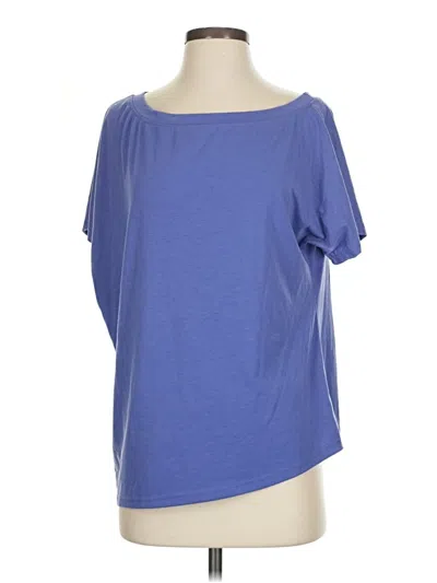 Pre-owned Shein Short Sleeve T-shirt In Blue