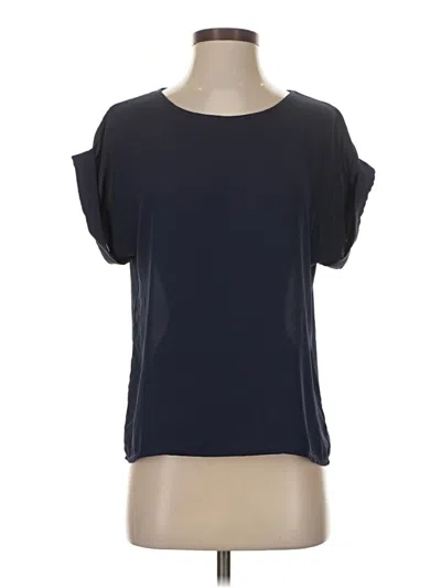 Pre-owned Shein Short Sleeve T-shirt In Blue