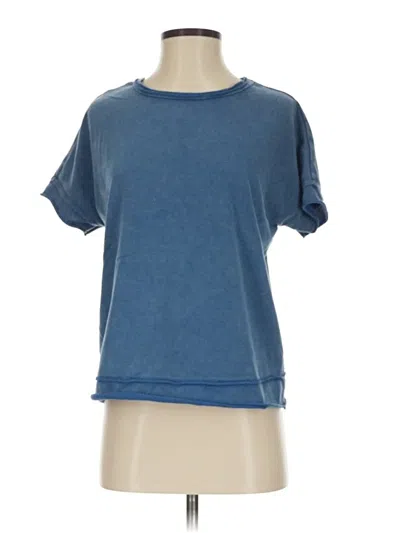 Pre-owned Shein Short Sleeve T-shirt In Blue