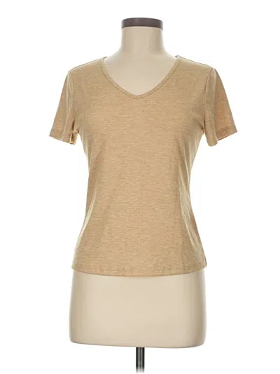 Pre-owned Shein Short Sleeve T-shirt In Brown