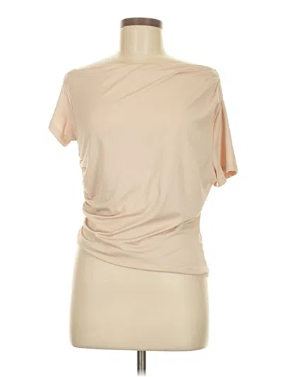 Pre-owned Shein Short Sleeve T-shirt In Brown